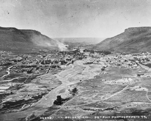 Looking east over Golden