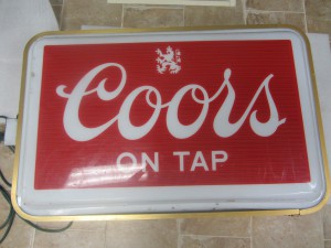 Coors sign