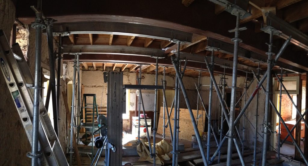 Astor House Rehabilitation Renovation Steel Beams
