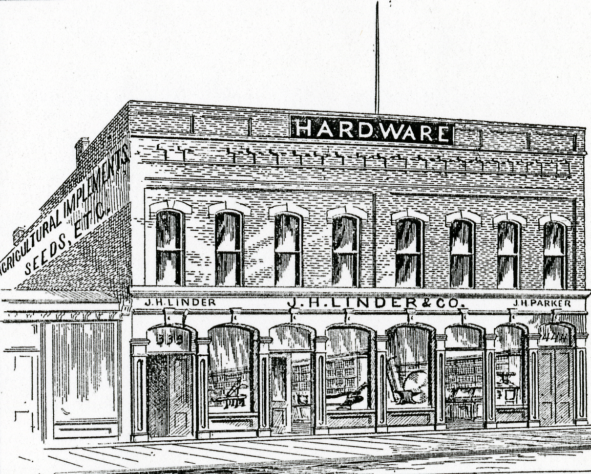 Linder's Hardware once located at 1217 Washington Avenue.