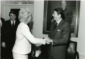 Holland Coors with President Ronald Reagan