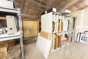 Denver West museum storage 52-2 art bins
