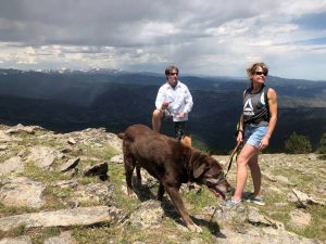 Pat Donahue on mountaintop