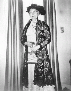 Lois Ehlers modelling coat