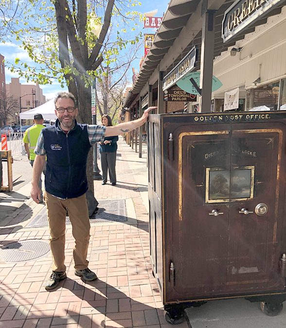 How do you move a 3,800-pound safe? Very carefully!