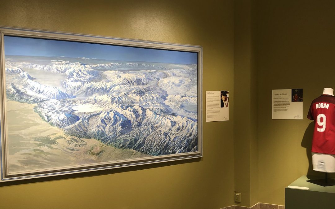 See Hal Shelton’s original painted map of Colorado’s ski areas at GHM
