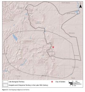 map of Native American tribal lands