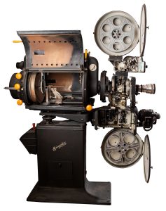 historic film projector