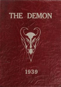 demon yearbook cover 1939