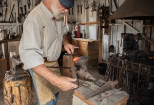 blacksmith at Golden History Park
